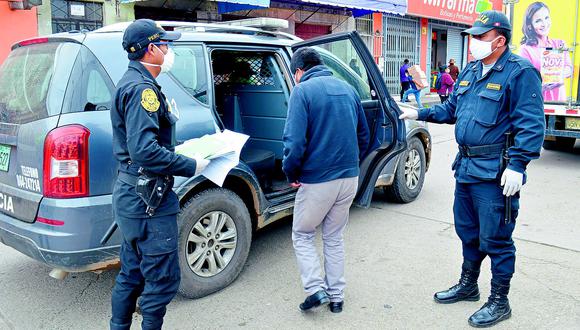 Unos 18 mil detenidos se registra en toda la región  Junín durante etapa de emergencia