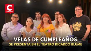 Velas de cumpleaños se presenta en el teatro Ricardo Blume (VIDEO)