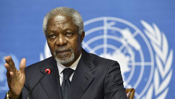 Kofi Annan critica lentitud de países ricos ante el ébola