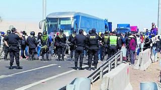 Cien policías de Arequipa fueron enviados como refuerzos a la frontera de Perú - Chile