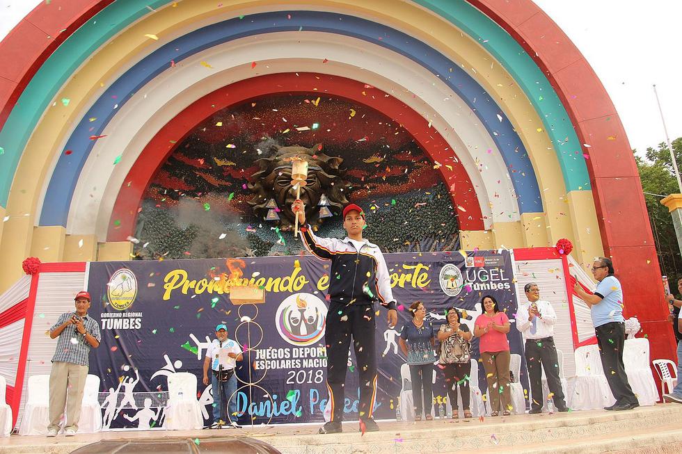 Se inaugura los Juegos Deportivos Escolares en Tumbes
