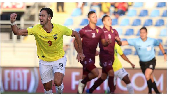 El acrobático gol de Ecuador ante Venezuela por el Sudamericano Sub 20 (VIDEO)