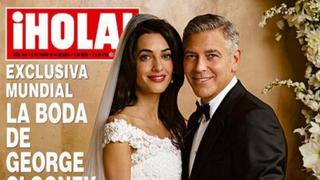 Publican la primera foto oficial de la boda de George Clooney y Amal Alamuddin