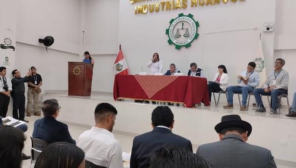 Reunión se dio en local de la Cámara de Comercio albergó a autoridades de Huánuco./ Foto: Correo