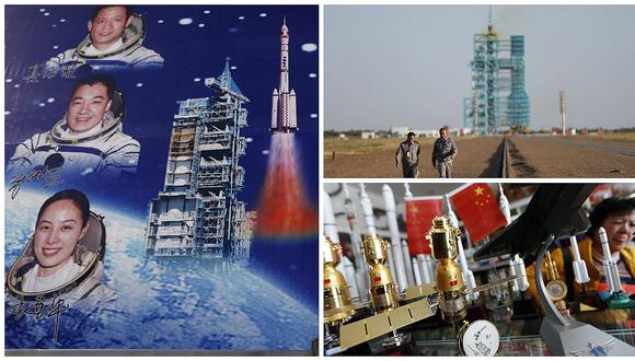 China presenta a sus astronautas de sexta misión espacial tripulada