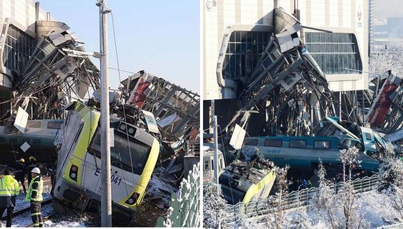 Turquía: al menos 9 muertos y 47 heridos deja accidente de tren 