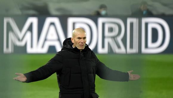 Zinedine Zidane habló sobre Atalanta, rival de Real Madrid en Champions League. (Foto: AFP)