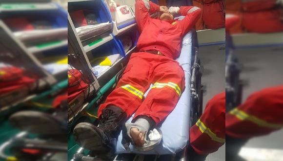 EsSalud Cusco se pronuncia tras negarle atención a bombero accidentado en acto de servicio (FOTOS)