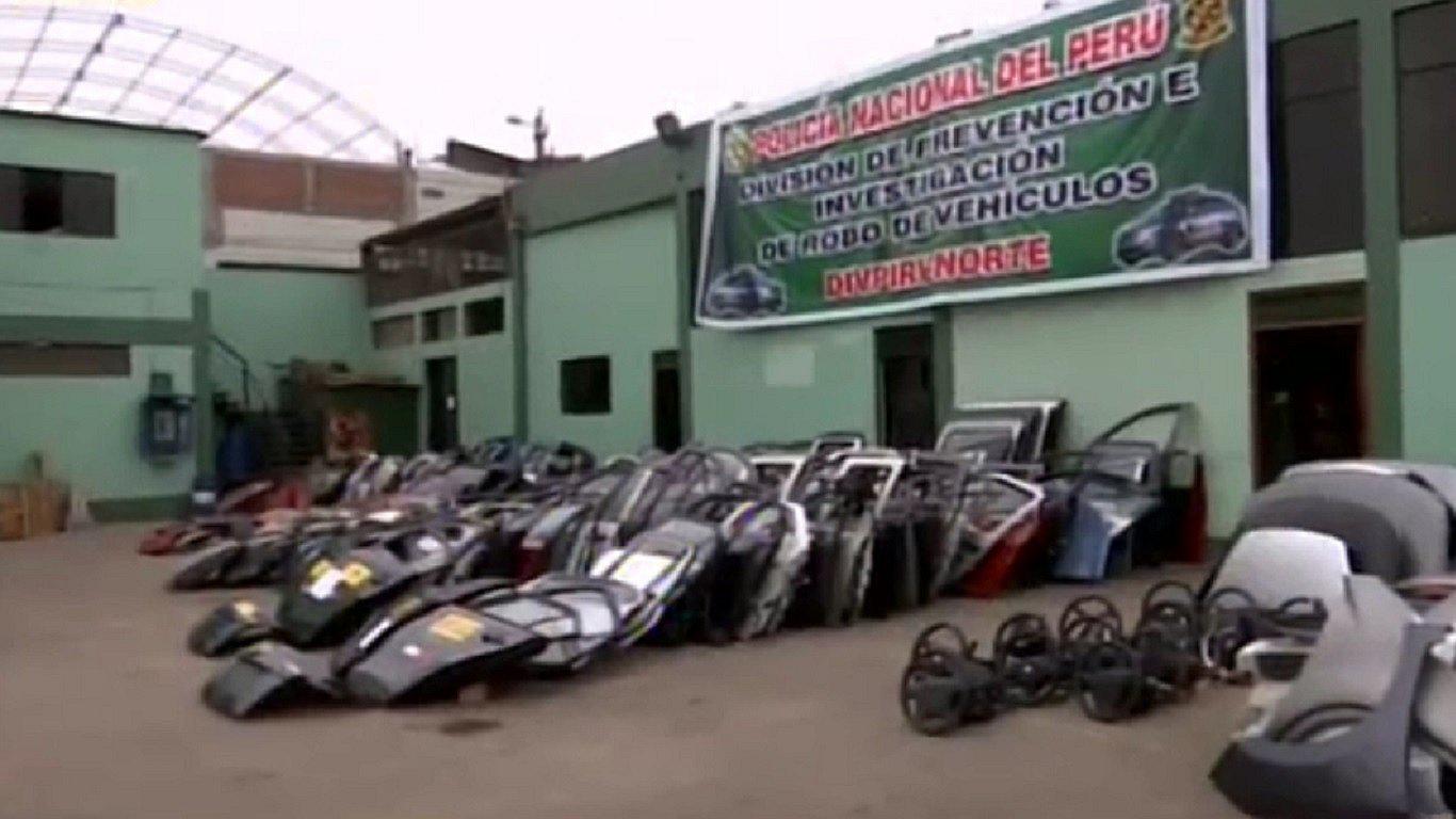 Comas: usaban colegio para almacenar autopartes robadas