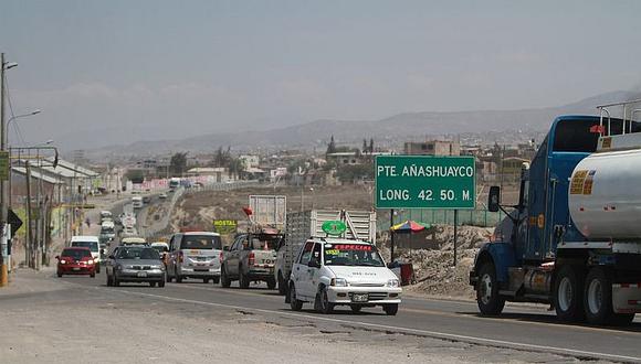 Urge ampliar vías a cuatro carriles en el Cono Norte para descongestionar la vía en Arequipa