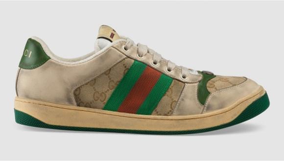 “Zapatillas sucias” es el último lanzamiento de Gucci que cuesta 734 dólares 