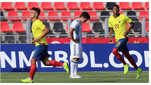 Ecuador superó 1-0 a Argentina por el Sudamericano Sub 20 (VIDEO)