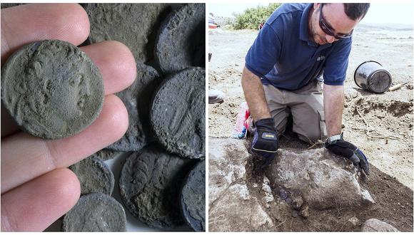 Israel: Arqueólogos hallan monedas de plata de período asmoneo (VIDEO)