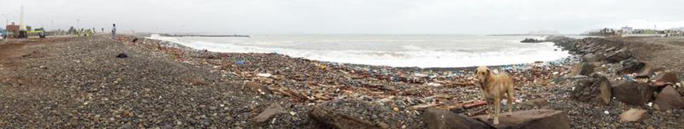 20 toneladas de basura se recogieron de playa del Callao (FOTOS)