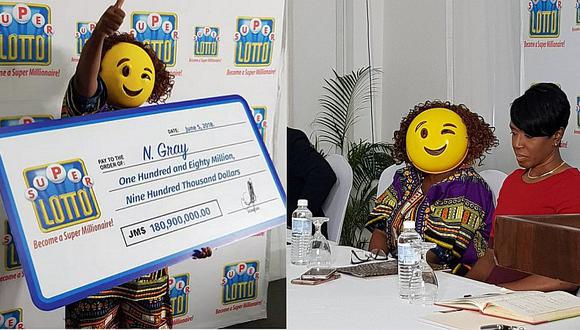 Gana lotería y se disfraza de emoji para recoger su premio sin ser reconocida