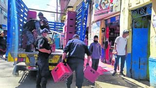 Más de 150 cajas de cerveza se incautan de bar clandestino de Huancayo