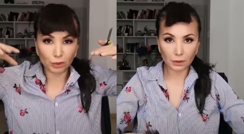 Janet Barboza siguió tutorial de YouTube para cortarse el cabello y el resultado no fue el esperado. (Foto: TikTok| Instagram)