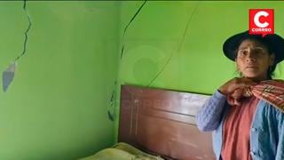 Huancayo: desesperación de pobladores por riesgo de colapso de viviendas en Huasicancha (VIVO) 