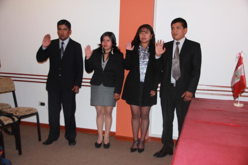 Juramentaron nuevos miembros de la Red de Periodistas de Puno
