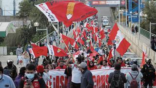 “Toma de Lima”: Perú Libre envió militancia de Junín para apoyar marcha en contra del Congreso