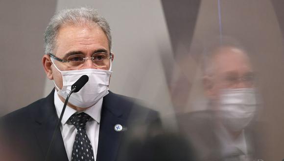 Marcelo Queiroga, ministro de Salud de Brasil, continúa en Nueva York desde que dio positivo a coronavirus tras un encuentro en la ONU. (Foto: Evaristo SA / AFP)