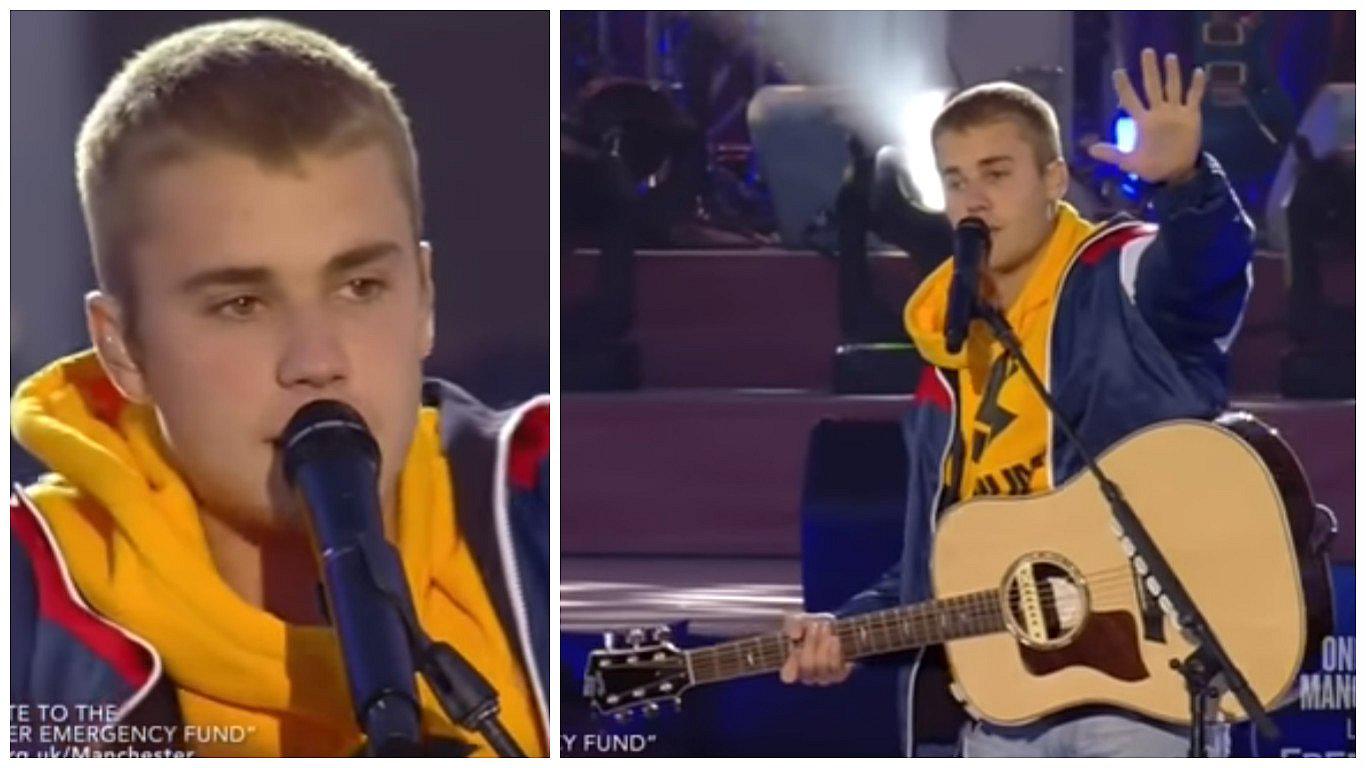 Justin Bieber rompió en llanto en concierto por las víctimas de ataque en Manchester [VIDEO]