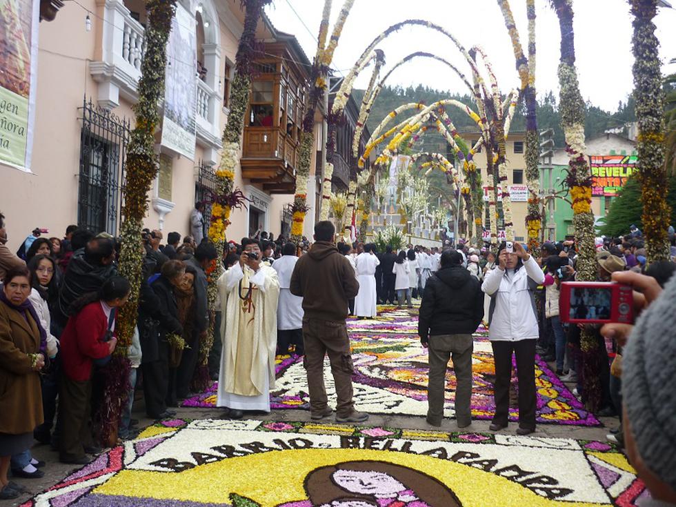 Tarma: Masiva concurrencia en procesión de Domingo de Pascua