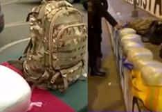 “Los Chamos Mochileros”: PNP detuvo a tres extranjeros que transportaban 20 kilos de droga en maletines