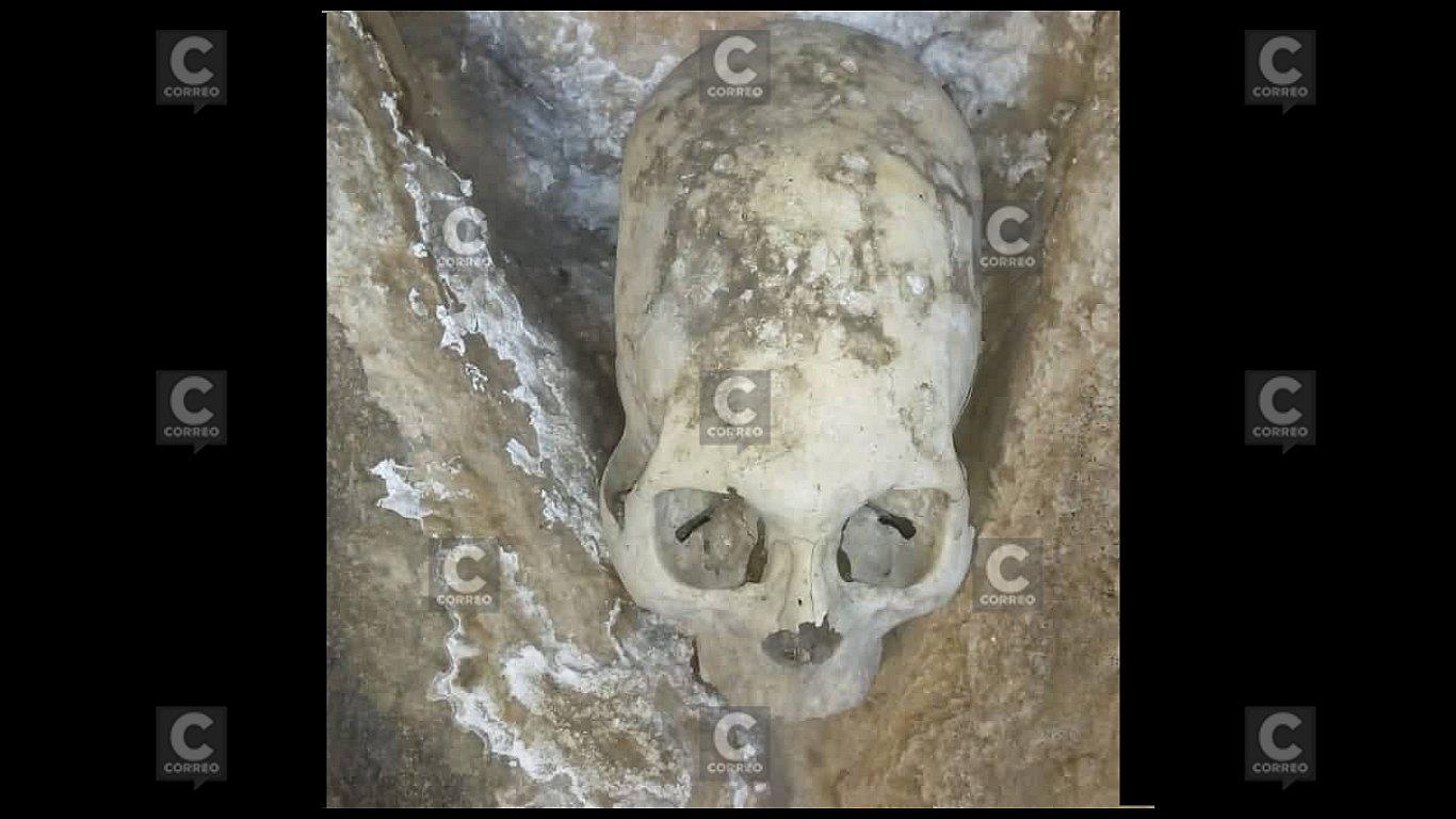 Hallan cráneos modificados de época prehispánica en centro arqueológico de Jauja