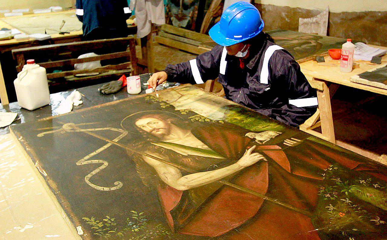 Lienzos de la Escuela Cusqueña del Siglo XVII vuelven a la vida (FOTOS)