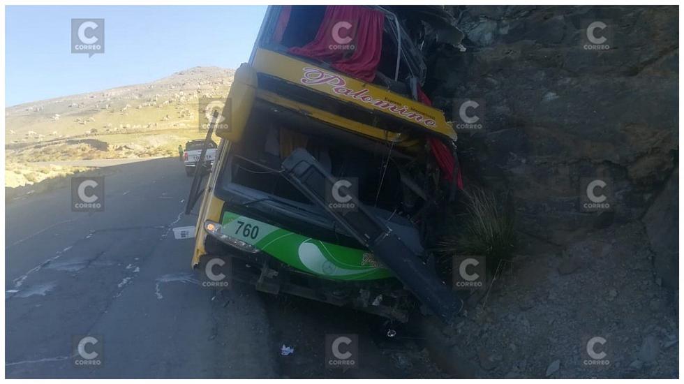 Cinco muertos y quince heridos en fatal despiste de bus que iba de Lima a Ayacucho