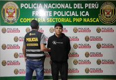 Nasca: cae sujeto que robó celular a funcionario por inmediaciones de la Plaza de Armas de Cajuca II