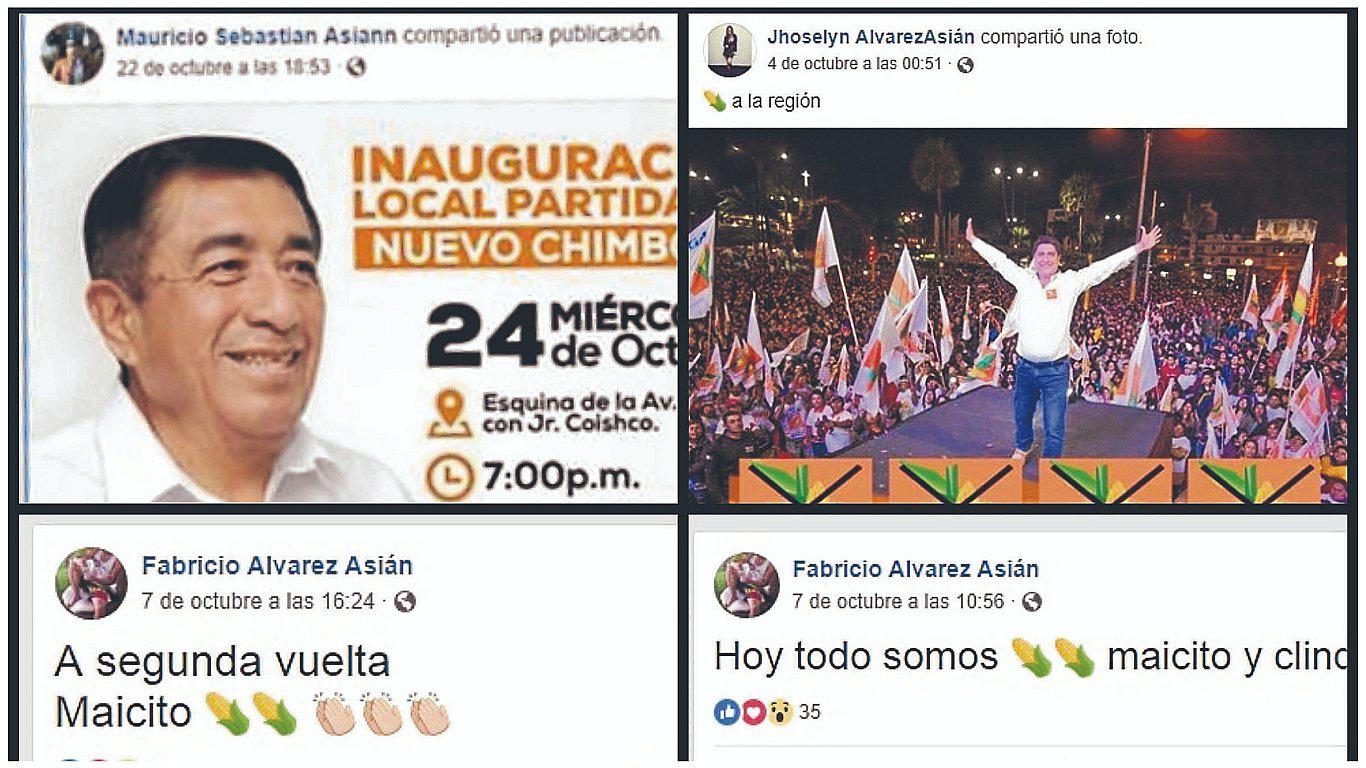 Hijos de César Álvarez muestran su apoyo a candidatura de “El Maicito” 