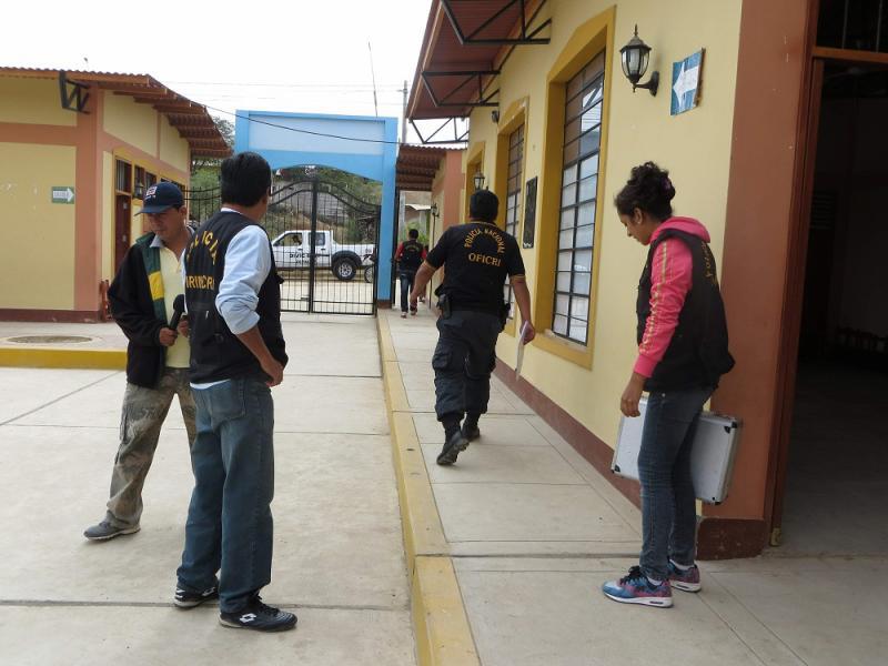 Delincuentes roban en colegio de inicial 'Sagrado Corazón de Jesús'