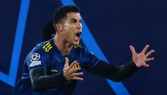 Cristiano Ronaldo fue cambiado al minuto 71 del juego ante Brentford. (Foto: AFP)