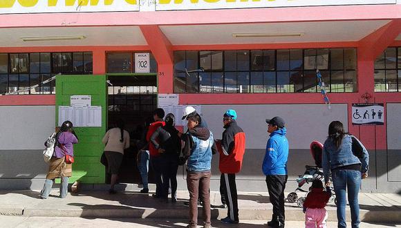 Más de 51 mil melgarinos asisitieron a votar en Puno