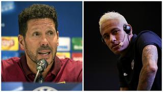 Atlético de Madrid: Diego Simeone se declara fan de Neymar 