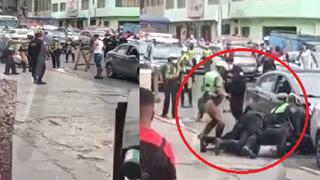 Extranjero dispara a una mujer policía en La Victoria (VIDEO y FOTOS)