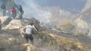 Una vida corrió peligro durante incendio forestal en Congalla