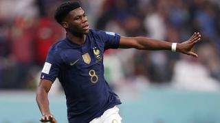 El primer gol fue de Francia: Tchouaméni anotó para los franceses para el 1-0 ante Inglaterra (VIDEO)