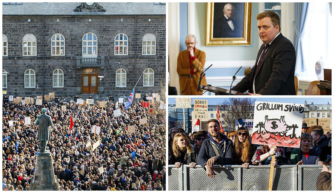 Panama Papers: Miles de manifestantes piden renuncia del primer ministro de Islandia