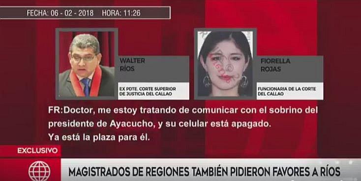 Presidente de Corte Superior de Ayacucho se pronuncia tras audios que lo vinculan con Walter Ríos 