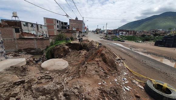Doble emergencia por las lluvias en Cerro Colorado