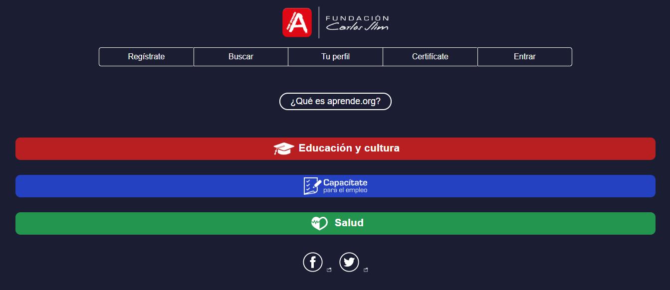 Lo primero que debes hacer es registrarte para acceder a los cursos de tu agrado