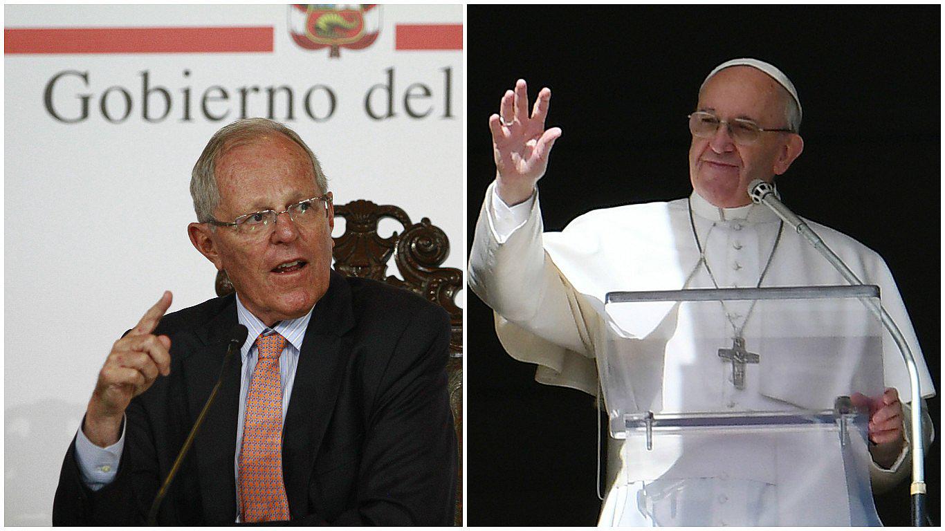 Presidente Kuczynski agradeció mensaje de paz al Papa Francisco