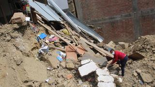 Hermanos y madre corren para no morir al desmoronarse vivienda de adobe en Huancayo