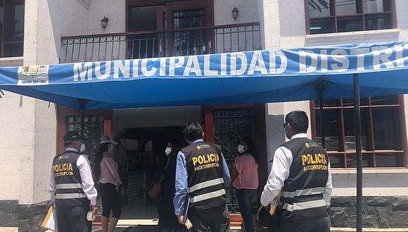 En Arequipa realizan intervención en la municipalidad de Characato