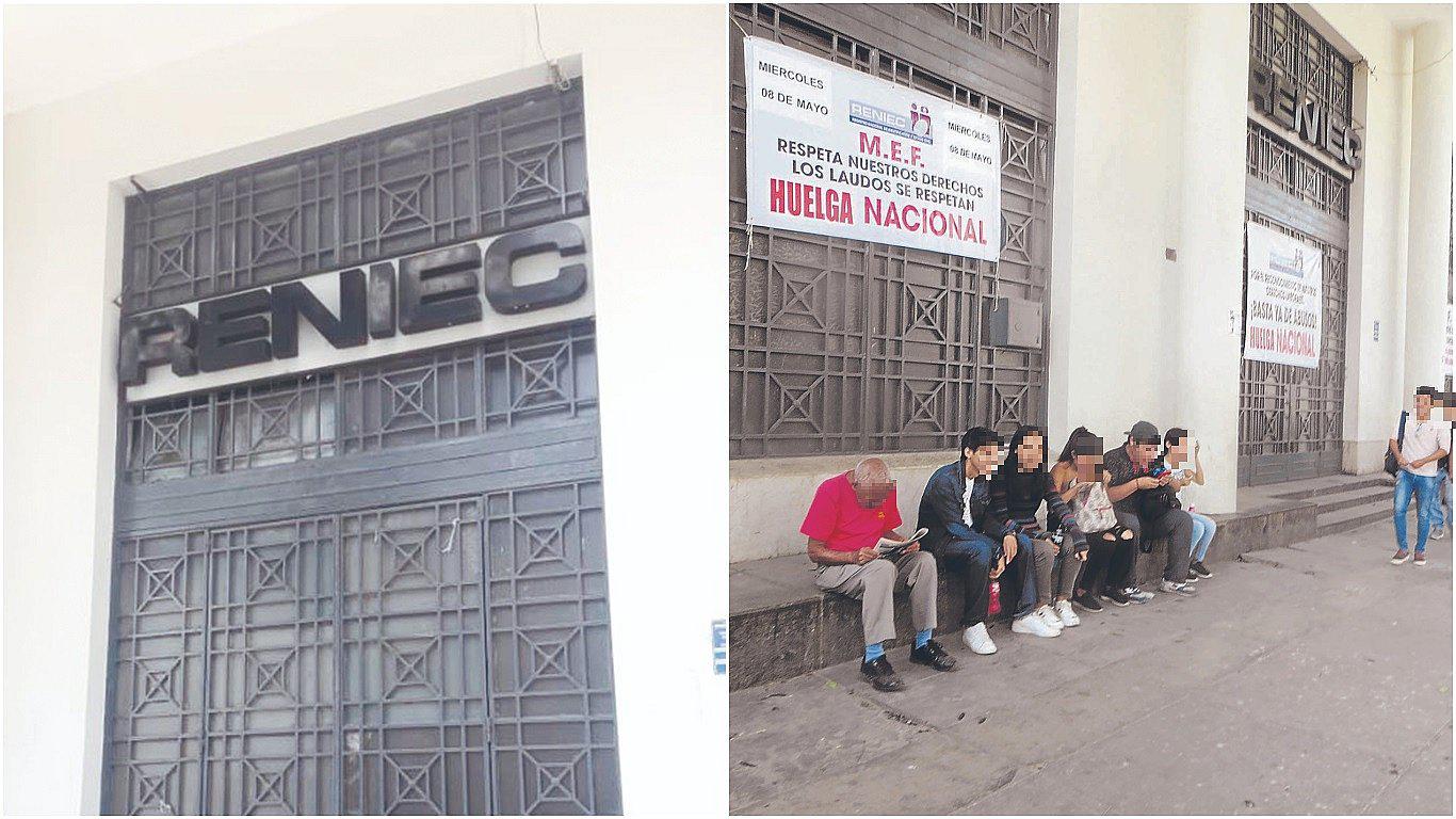 Roban insumos de la oficina de Reniec en el centro de Chiclayo  