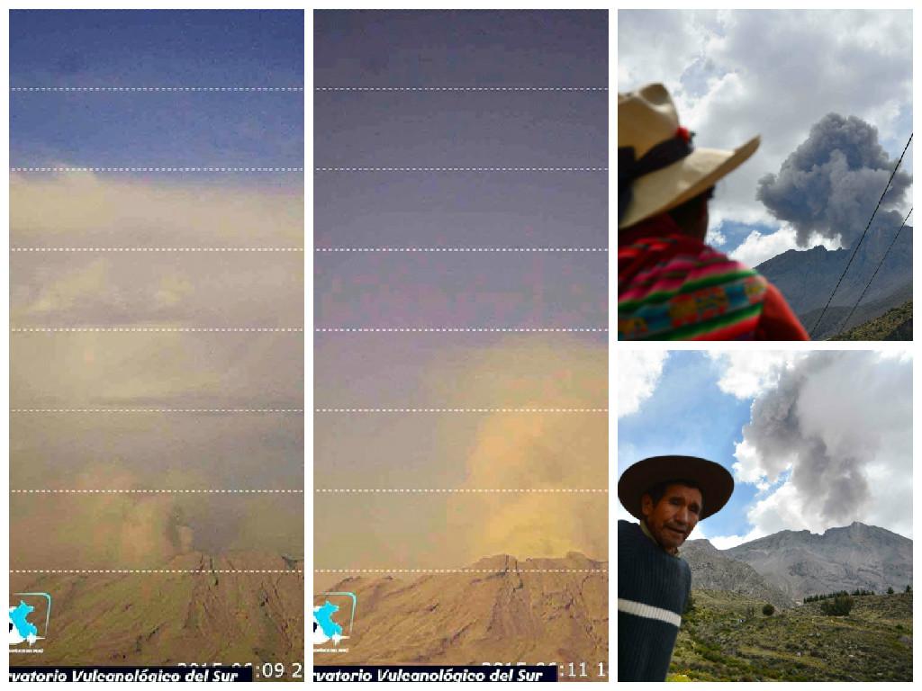 IGP: Presión interna en el volcán Ubinas aumenta y volverían explosiones