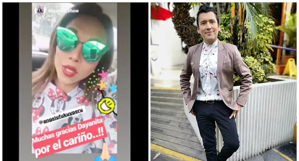 Dayanita sorprende a Ángelo Fukuy con saludo por su cumpleaños 